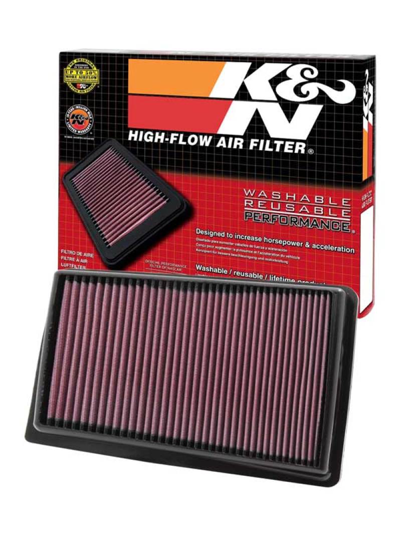 K&N 09 Hyundai Genesis 4.6L V8 Drop In Air Filter 33-2426