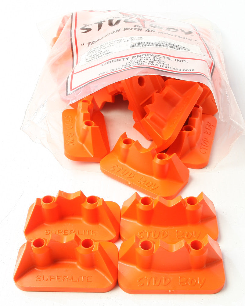 STUD BOY Super-Lite Pro Series Double Backers .75" 24/Pk Orange 2522-P1-ORG
