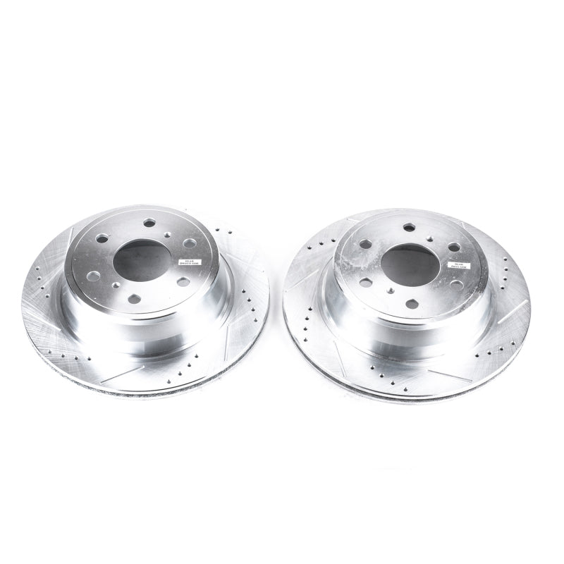 Power Stop 07-19 Cadillac Escalade Rear Evolution Drilled & Slotted Rotors - Pair AR8658XPR