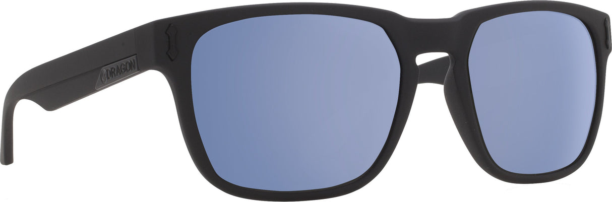 DRAGON Monarch Matte Black H2o W/Sky Blue Ion Polar Lens 348765519455