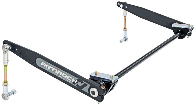 RockJock XJ Antirock Sway Bar Kit Front Bolt-On Aluminum Mounts 17in Forged Arms CE-9900XJF