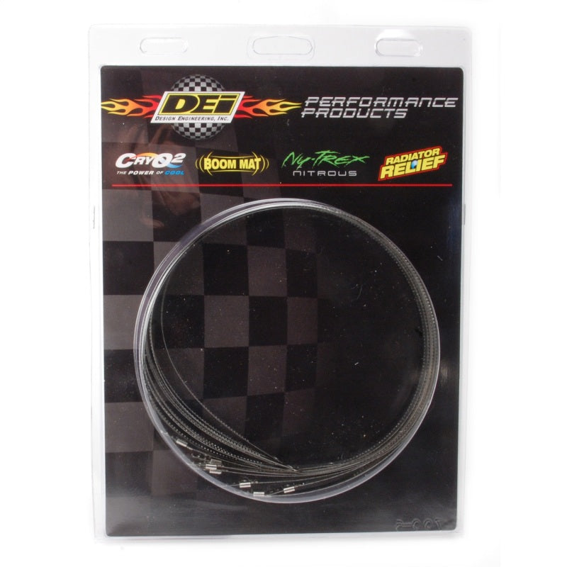 DEI Stainless Steel Positive Locking Tie 1/4in (7mm) x 20in - 10 per pack 10210