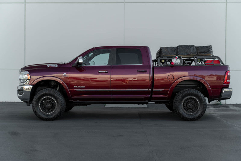 DV8 Offroad 07-23 Toyota Tundra / 09-23 Ford F150 Raptor MTO Series Bed Rack - 2pc Adj. RRUN-03