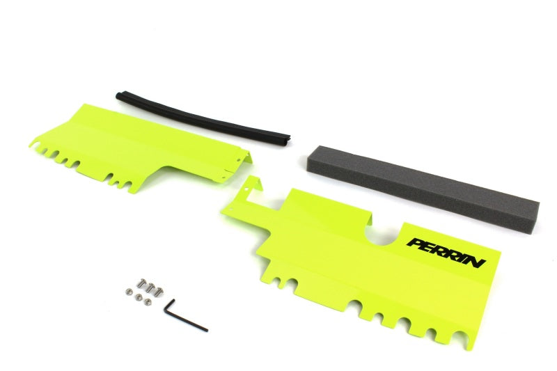 Perrin 15-21 WRX/STI Radiator Shroud (Without OEM Intake Scoop) - Neon Yellow PSP-ENG-512-2NY