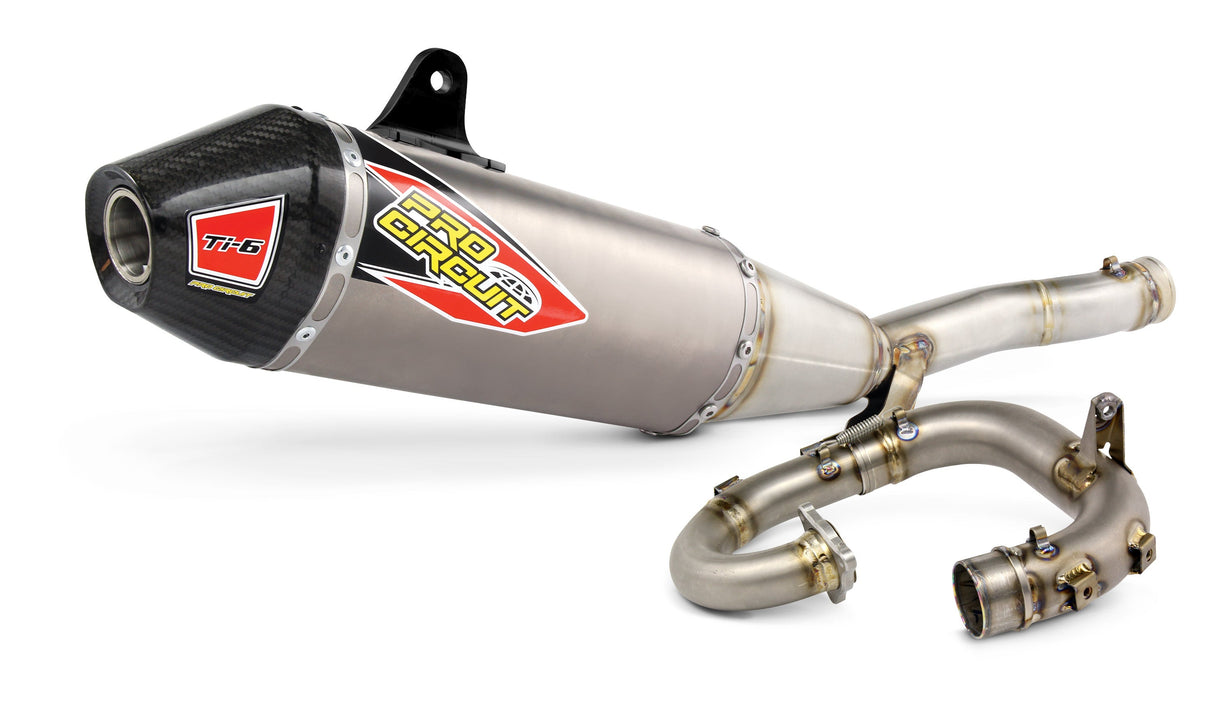 PRO CIRCUIT Ti-6 Exhaust System W/Carbon End Cap 0331445F
