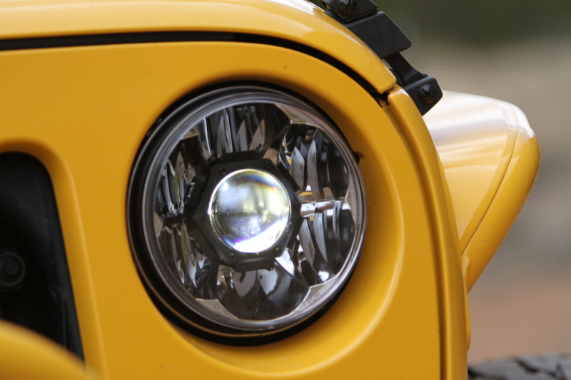 KC HiLiTES 07-18 Jeep JK 7in. Gravity LED Pro DOT Approved Replacement Headlight (Single) 4234