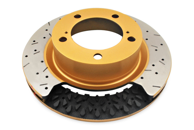 DBA 2016-2017 Ford Focus RS Drilled & Slotted 4000 Series Rotor 42968BLKXS