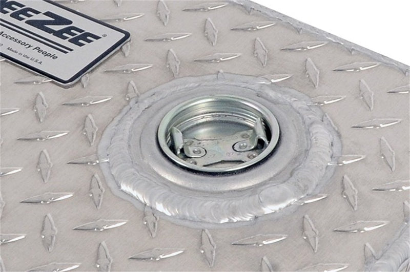 Deezee Universal Tanks - Auxiliary Short Rectangle Brite-Tread Aluminum DZ 91753X