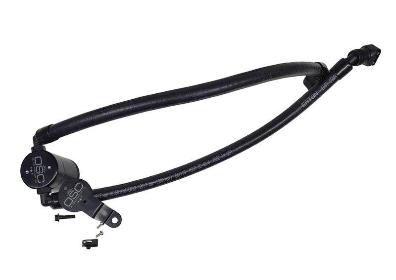 J&L 2020-2023 Ford Explorer 3.0L EcoBoost Oil Separator 3.0 Passenger Side - Black Anodized 3052P-B