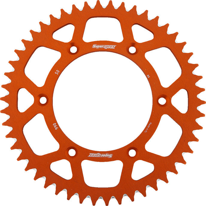 SUPERSPROX Rear Sprocket Aluminum 50t-520 Org Hus/Husq/Ktm RAL-990-50-ORG