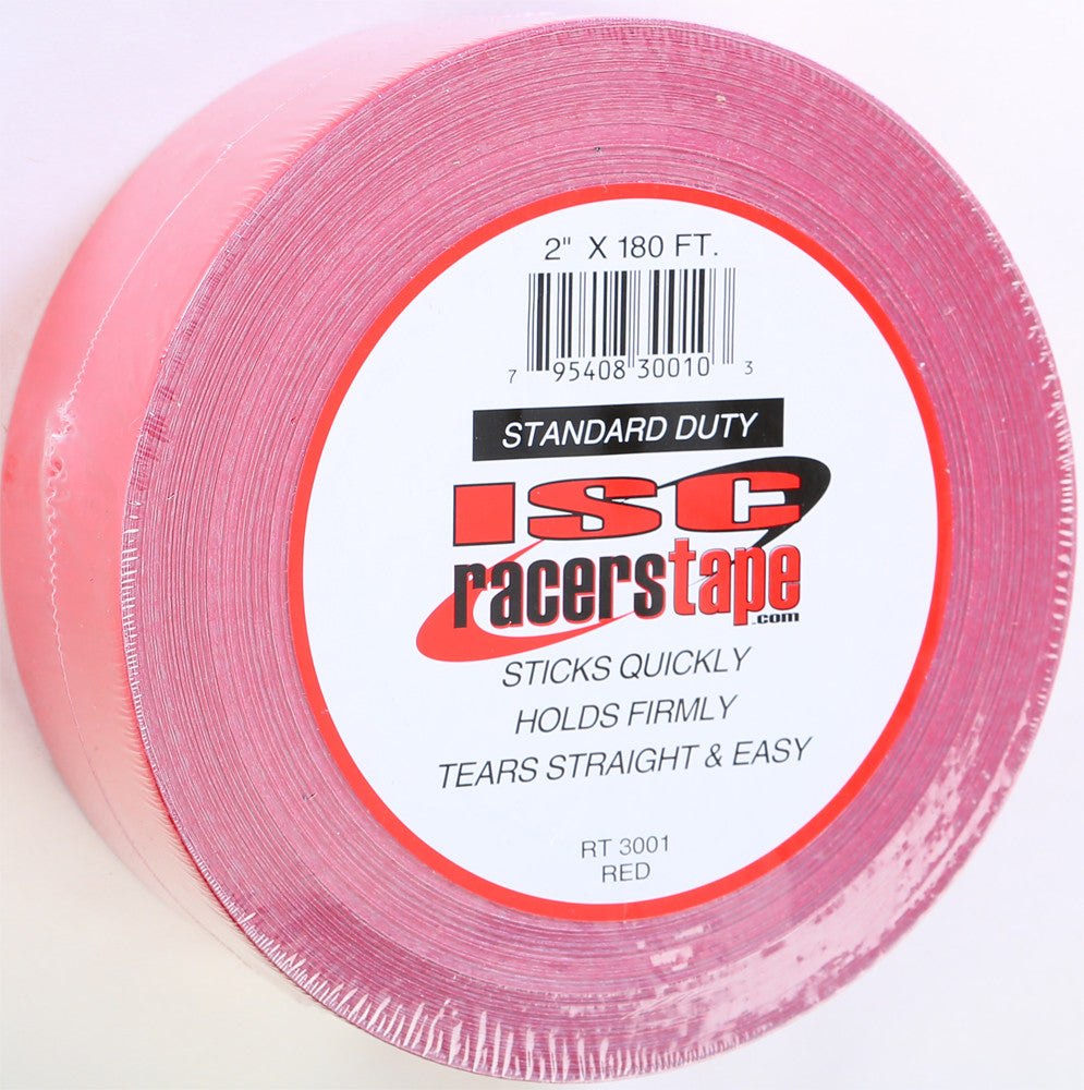 ISC Racers Tape 2"X180' (Red) RT3001