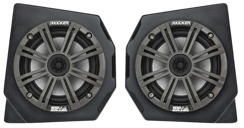 SSV WORKS Front Pods Kicker 6.5" Speakers Defender 18+ DF-F65K