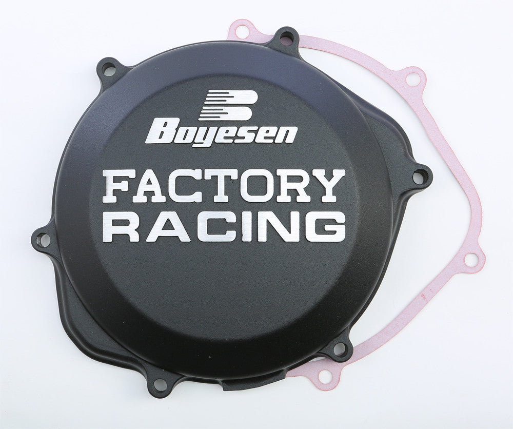BOYESEN Factory Racing Clutch Cover Black CC-06B
