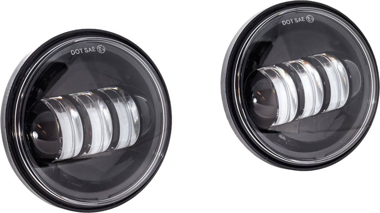 LETRIC LIGHTING CO4.5" Led Passing Lamps Black IndianLLC-ILPL-B