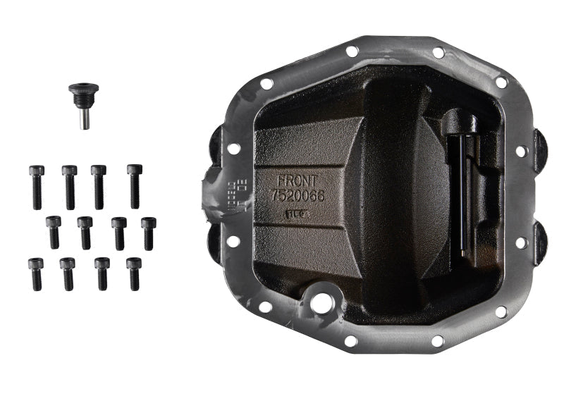 ARB Diff Cover Blk Jeep JL Rubicon Front 0750011B