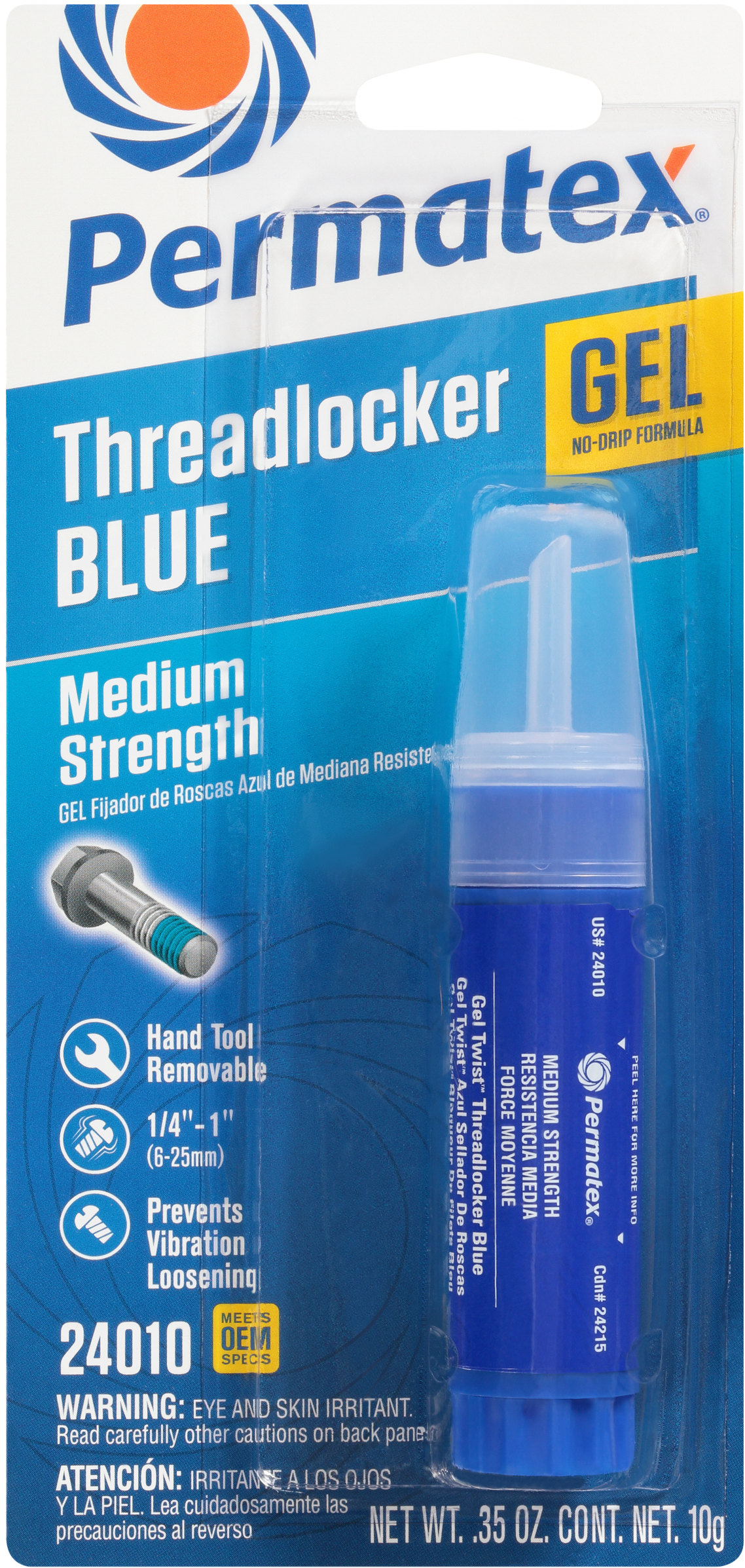 PERMATEXThreadlocker Blue Gel 10g24010