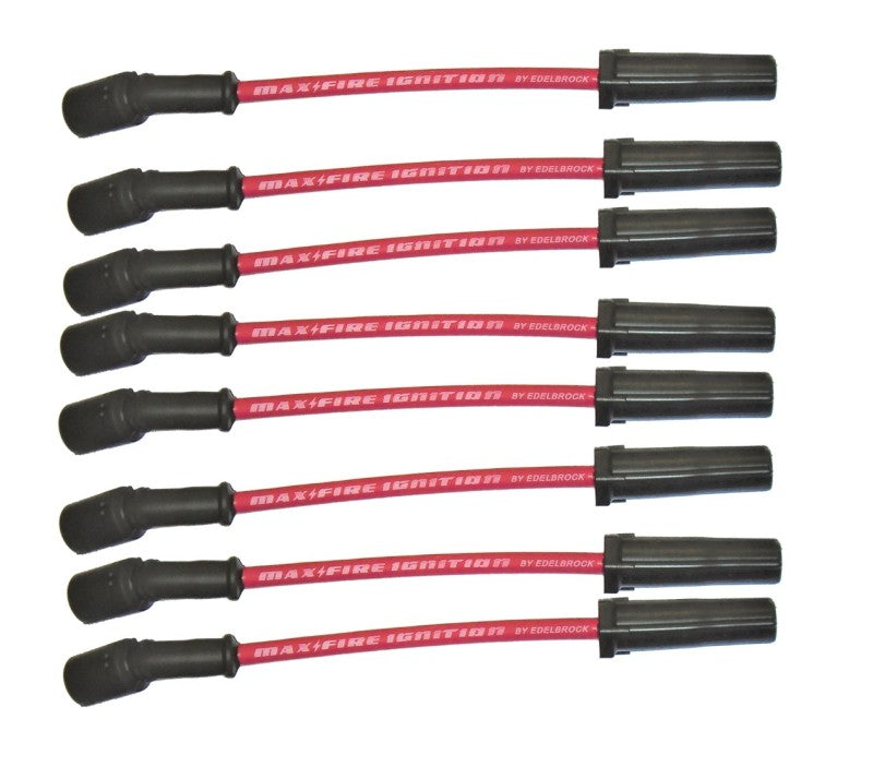 Edelbrock Spark Plug Wire Set GM LS Engines Heat Shields w/o Red Wire (Set of 8) 22717