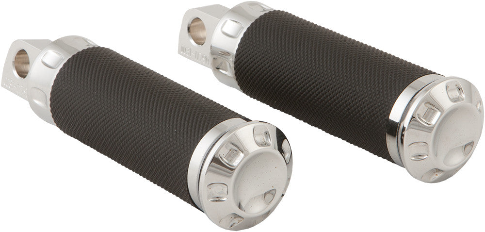 HARDDRIVE Dash Footpegs Chrome 0035-1140-CH