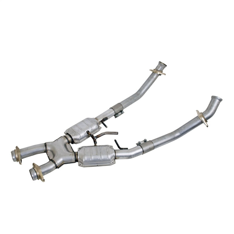 BBK 86-93 Mustang 5.0 High Flow X Pipe With Catalytic Converters - 2-1/2 1662
