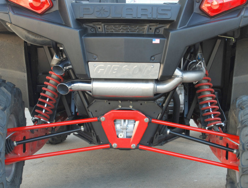 Gibson 11-13 Polaris Ranger RZR XP 900 Base Dual Exhaust - Stainless 98013