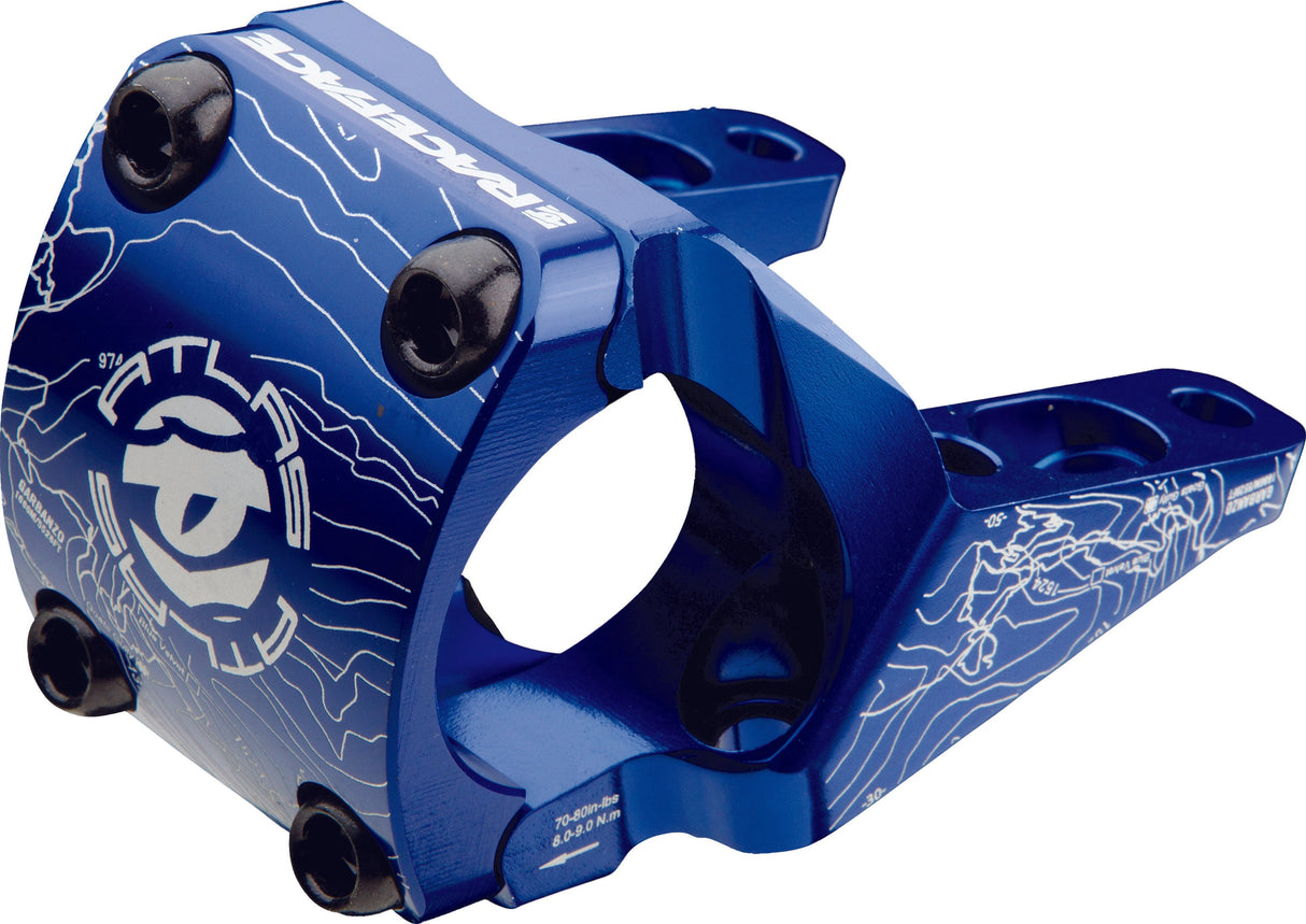 RACE FACE Atlas Dm Stem Blue 50mm ST12AD31.830/50BLU