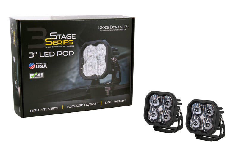 Diode Dynamics SS3 Pro ABL - White Combo Standard (Pair) DD6886P