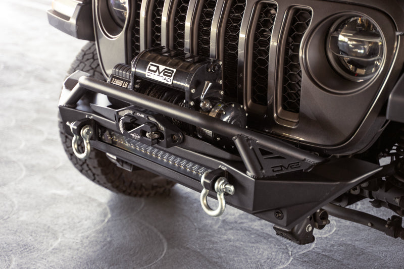 DV8 Offroad 07-23 Jeep Wrangler JK/JL & Gladiator JT FS-1 Series Stubby Front Bumper FBJL-11