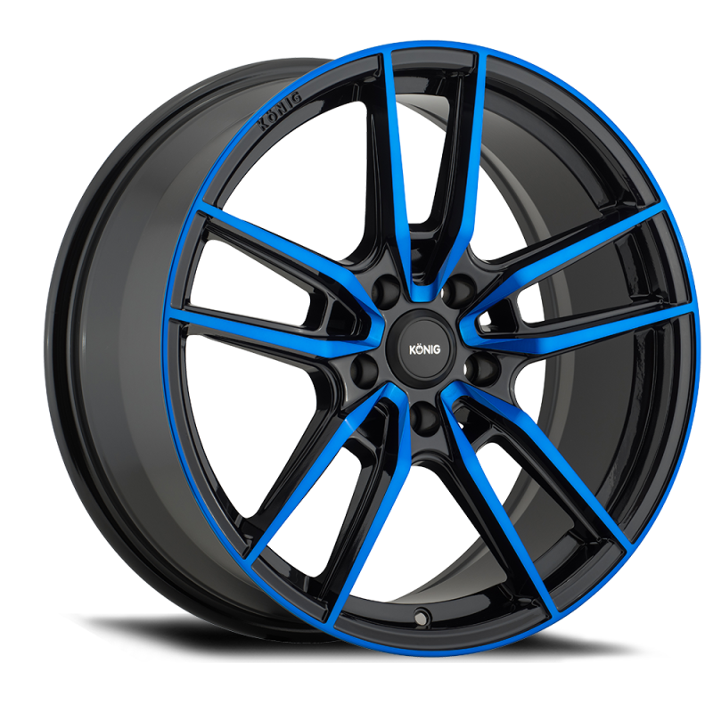 Konig Myth 19x8.5 5x114.3 ET40 Gloss Black w/ Blue Tinted Clearcoat MY8951440F