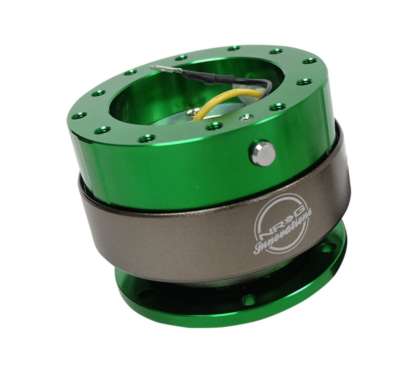 NRG Quick Release Gen 2.0 - Green Body / Green Ring SRK-200GN