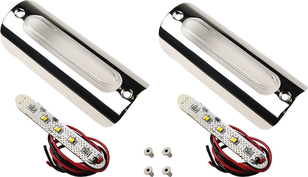 CIRIUS Led Lights Polished W/White Led 1.25X3.75PW