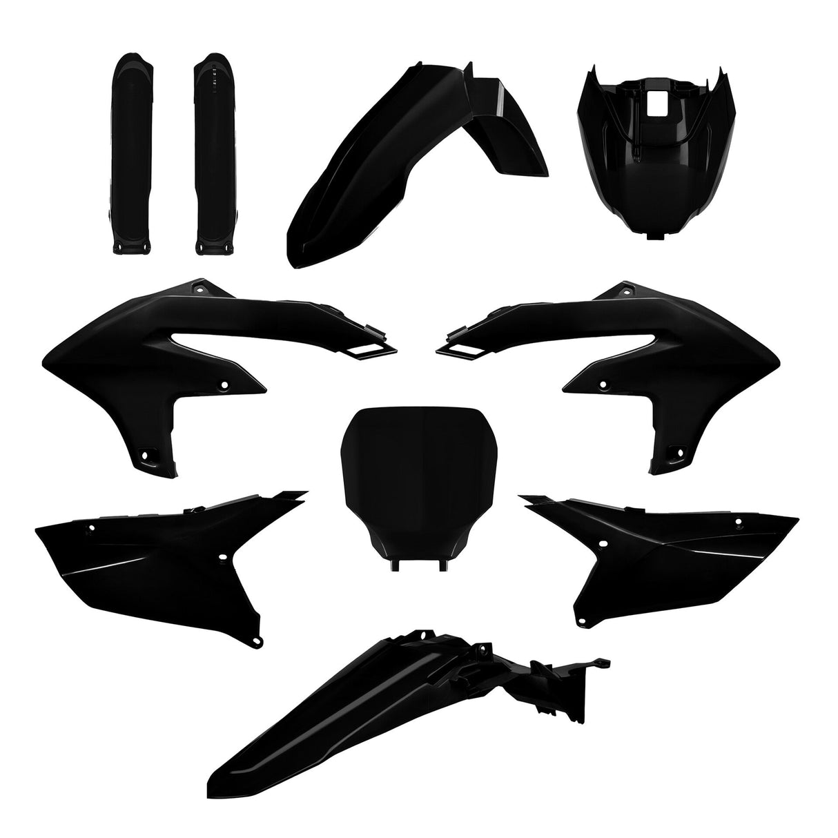 POLISPORT Plastic Body Kit Yam Black 91351