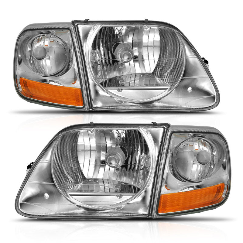 ANZO 1997-2003 Ford F-150 Crystal Headlight G2 Clear With Parking Light 111438
