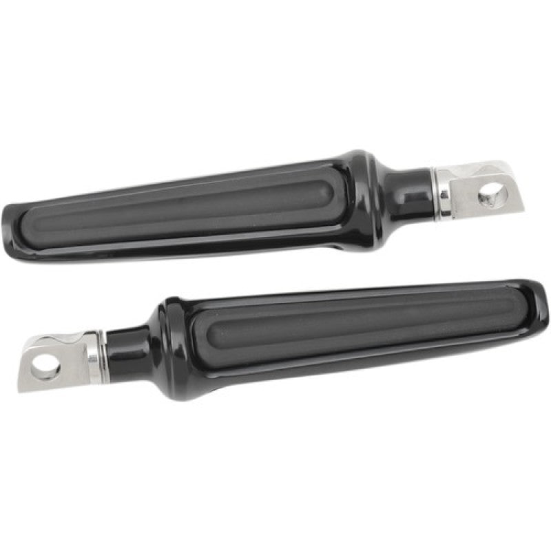 Performance Machine Footpegs Contour Passenger - Black Ano 0035-0065-B