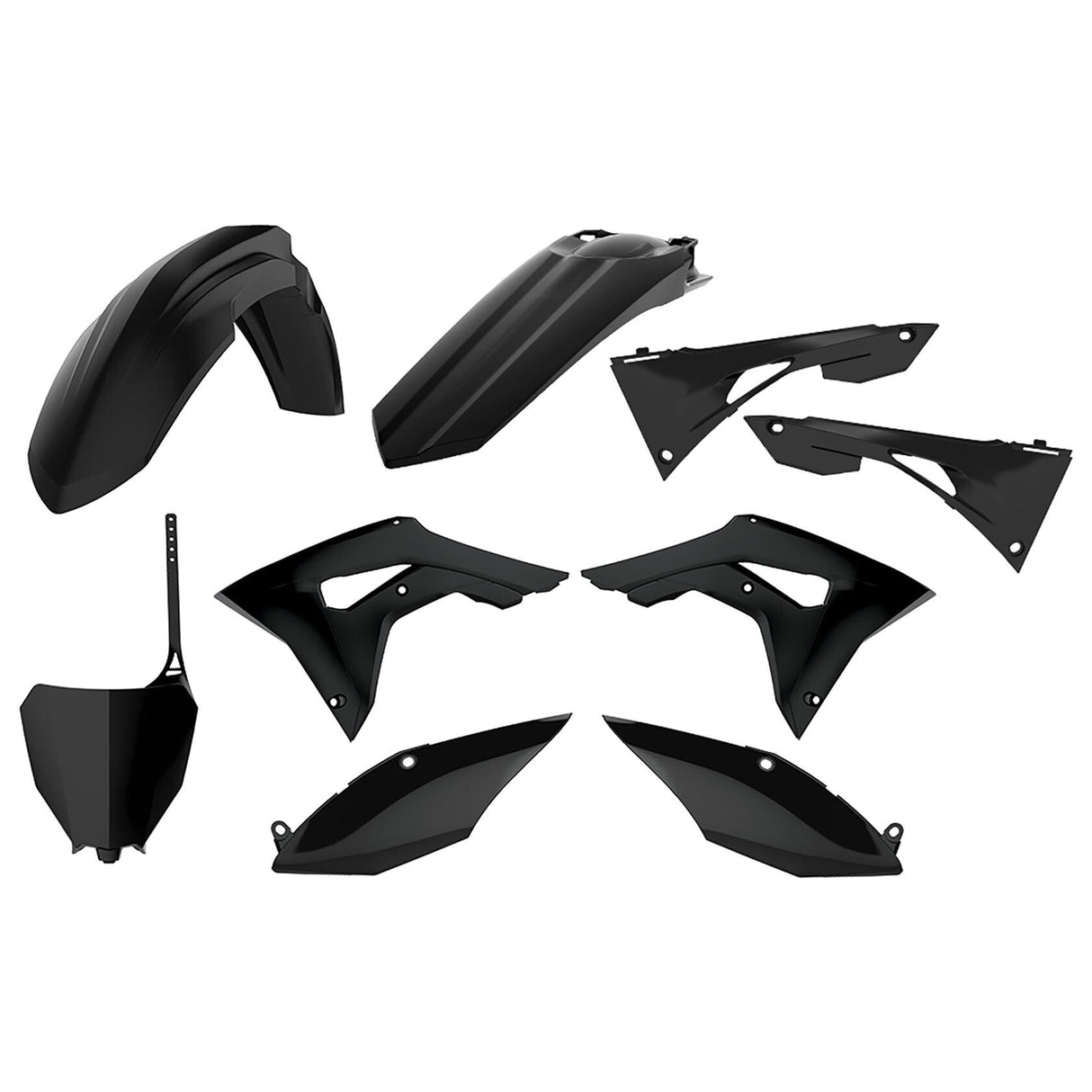 POLISPORT Plastic Body Kit Black 90721