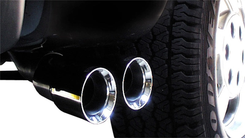 Corsa 02-07 GMC Sierra Reg. Cab/Short Bed 1500 4.8L V8 Polished Sport Cat-Back Exhaust 14261