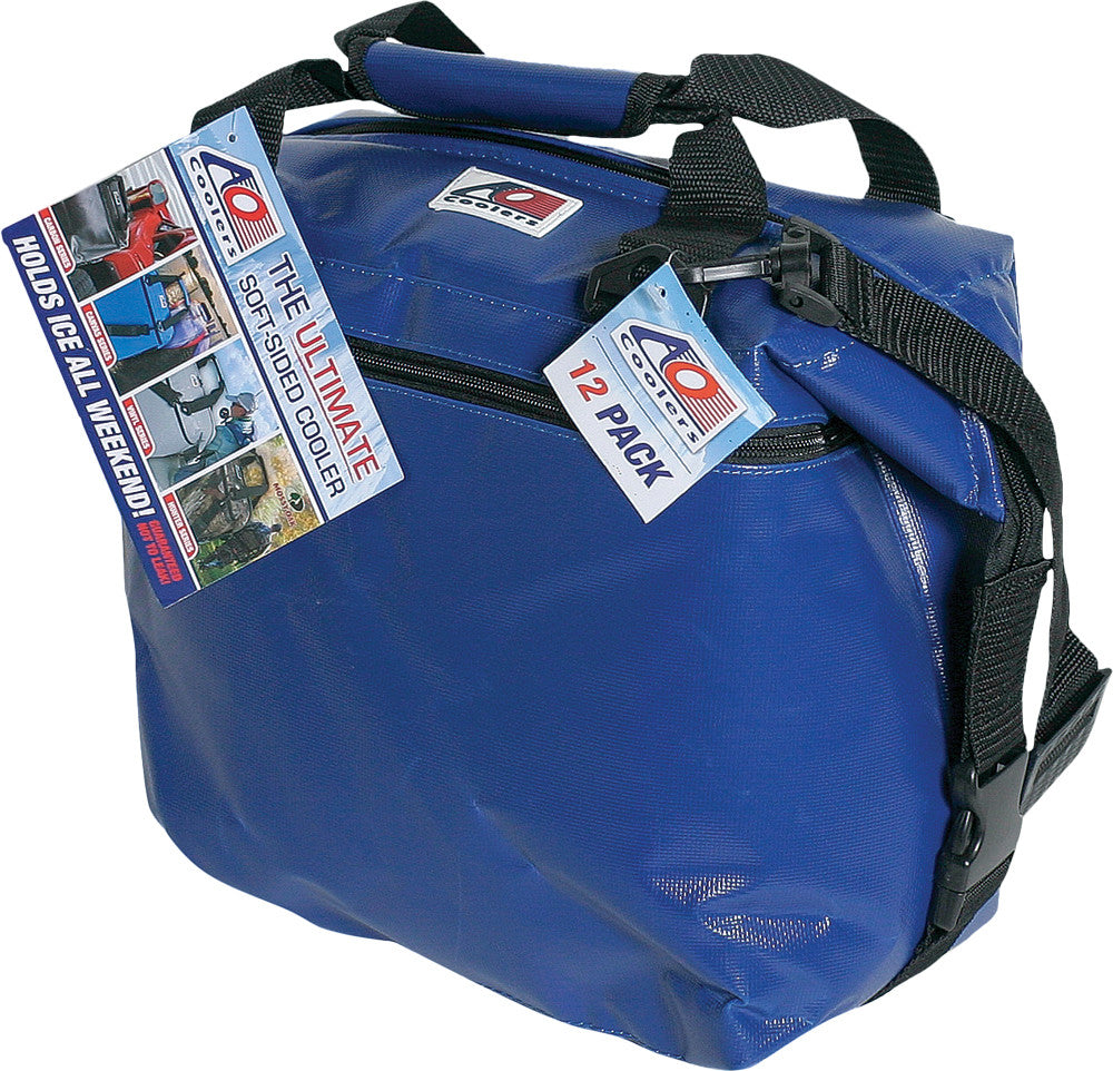 AO COOLERS Vinyl Cooler 48/Pk Royal Blue 21"X13"X13" AOFI48RB