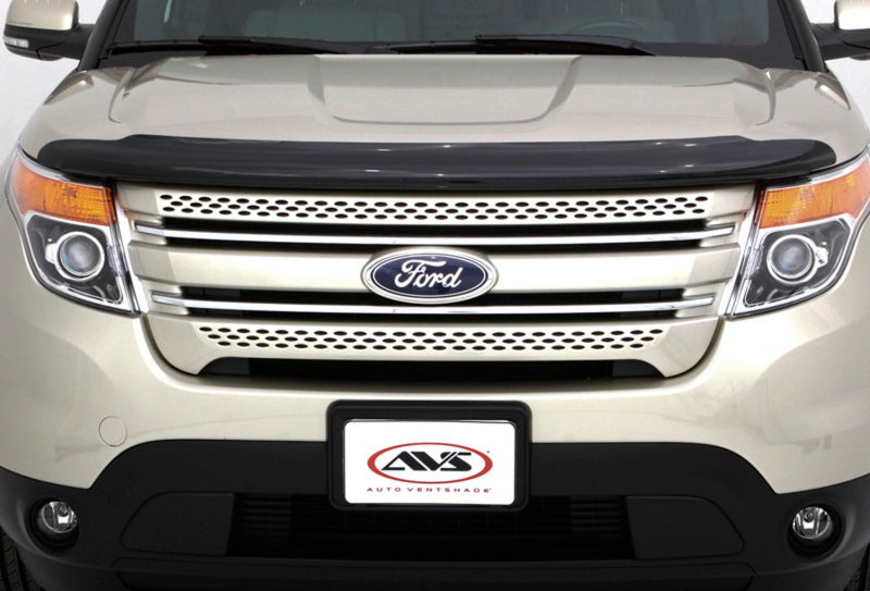 AVS 11-15 Ford Explorer (Excl. Sport Model) High Profile Bugflector II Hood Shield - Smoke 25164