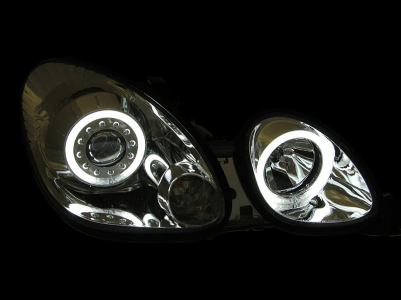 ANZO 1998-2005 Lexus Gs300 Projector Headlights w/ Halo Chrome 121143