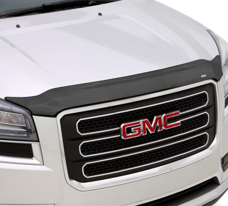 AVS 15-18 GMC Yukon Aeroskin Low Profile Acrylic Hood Shield - Smoke 322106