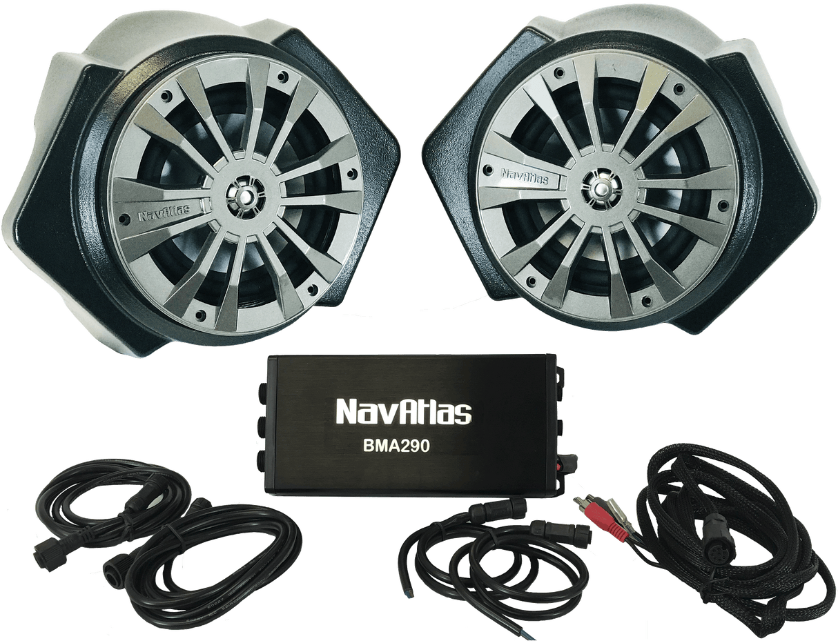 NAVATLASKickpod System 6.5 In. W/300w Class D Full-Range Amp PolNRZ7PK