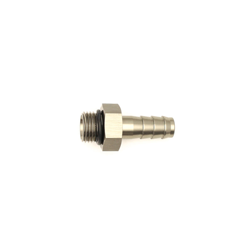DeatschWerks 6AN ORB Male To 3/8in. Male Triple Barb Fitting (Incl. O-Ring) 06-02-0501
