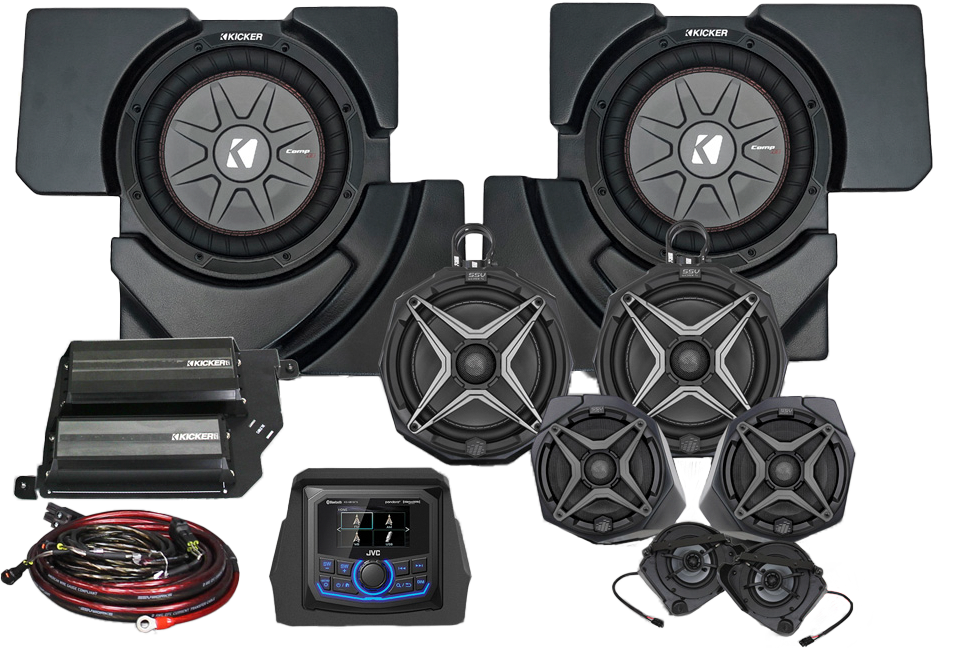 SSV WORKS 8 Speaker Plug And Play Kit With Jvc Mr1 Receiver X32-8A1X