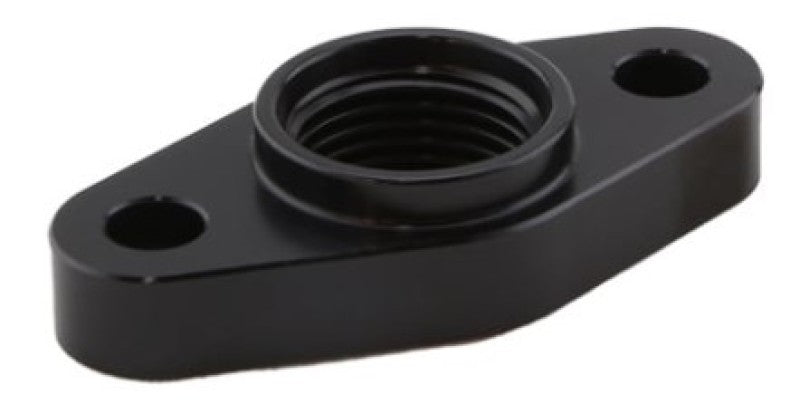 Turbosmart Billet Turbo Drain Adapter w/ Silicon O-Ring 52mm Mounting Holes - T3/T4 Style Fit TS-0804-1011