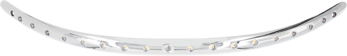 SADDLE TRAMP Batwing Led Windshield Trim Chrome `14-Up BC-WSTSB14