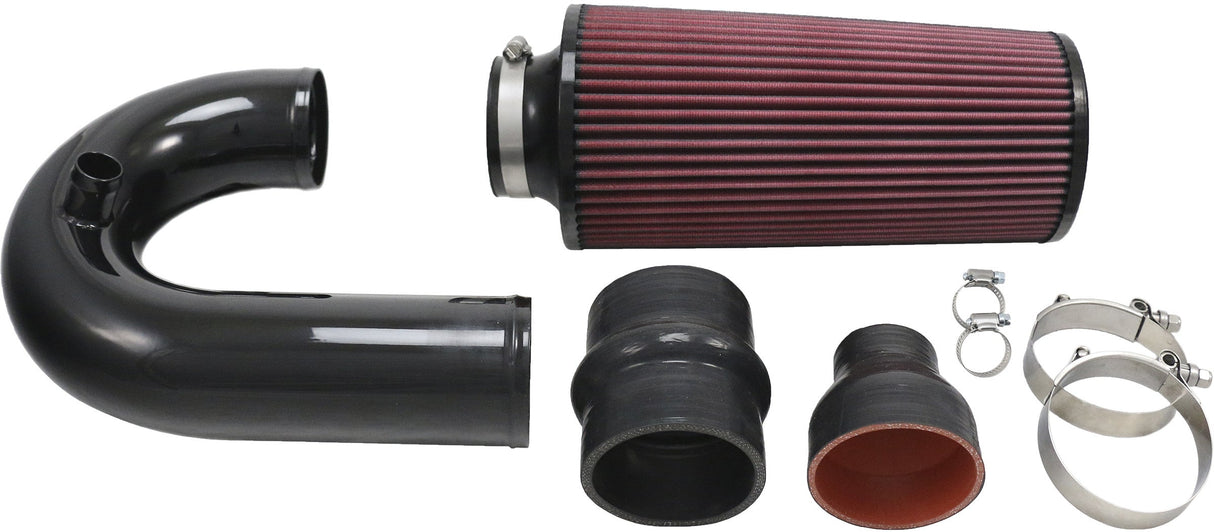DEVIANT RACE PARTS Intake Pipe W/Filter Black Pol 45311