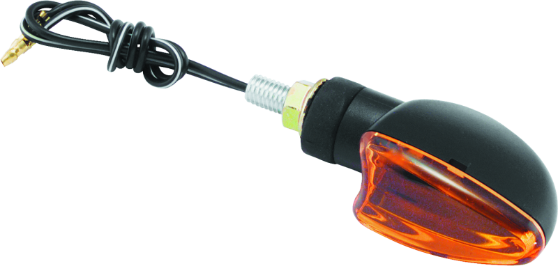 BikeMaster Ministalk Marker Light V-Shape - Black/Amber 266011