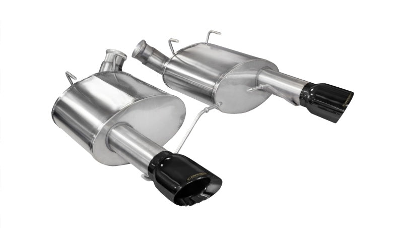 Corsa 11-14 Ford Mustang GT/Boss 302 5.0L V8 Black Sport Axle-Back Exhaust 14316BLK