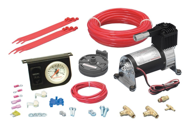 Firestone Level Command II Standard Duty Single Analog Air Compressor System Kit (WR17602158) 2158