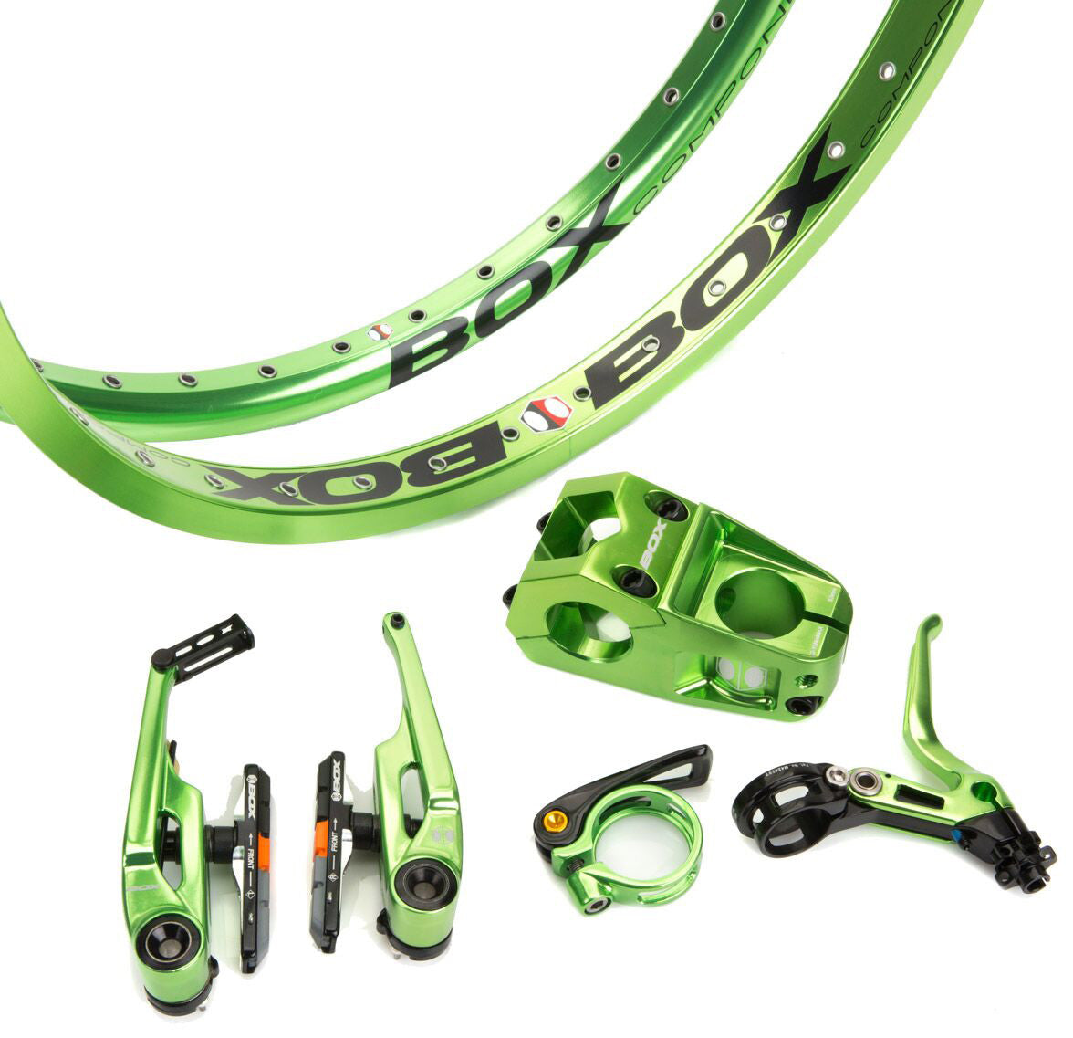 BOX Le Pro Part Kit 48mm Stem Green BX-KT16BMX48-FG