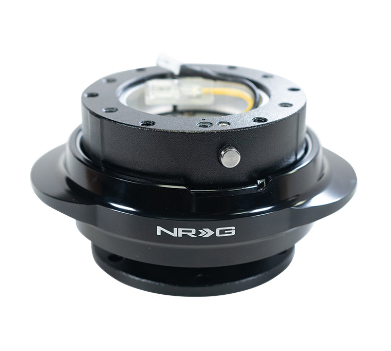 NRG Quick Release Gen 2.2 - Black Body / Shiny Black Oval Ring SRK-220BK